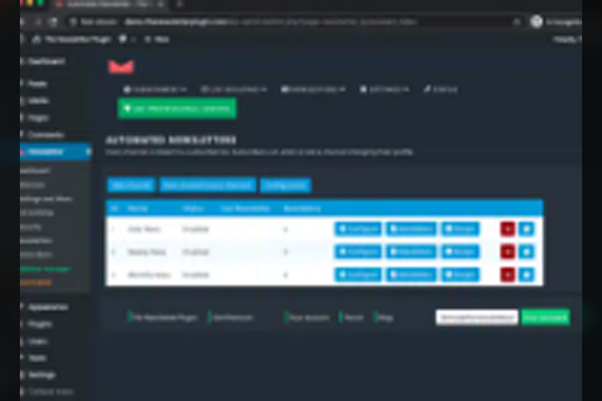 Newsletter – Automated Newsletters v4.8.3