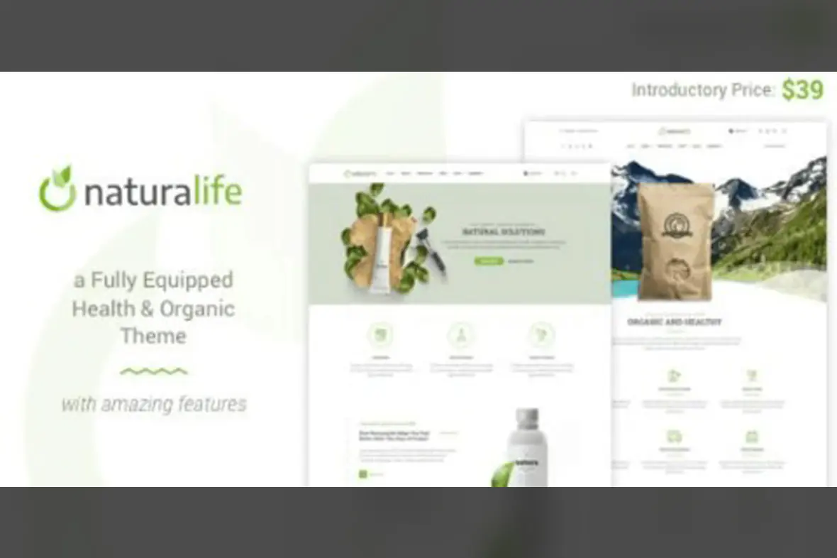 NaturaLife Health Organic Theme v2.1.1