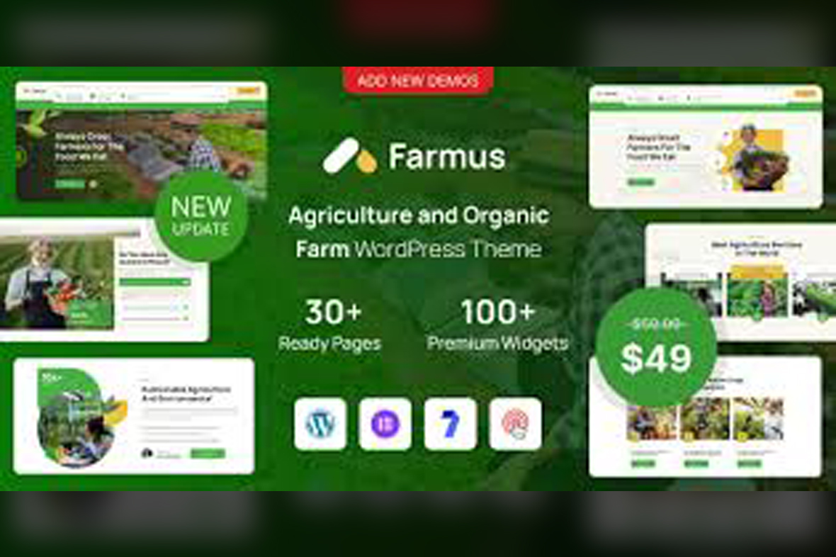 Farmus – Agriculture and Organic Farm WordPress Theme v1.0.1