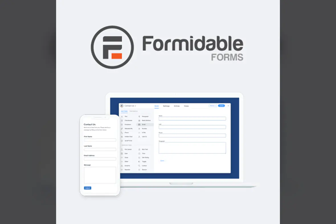 Formidable Forms Pro – WordPress Form Builder Plugin v6.18