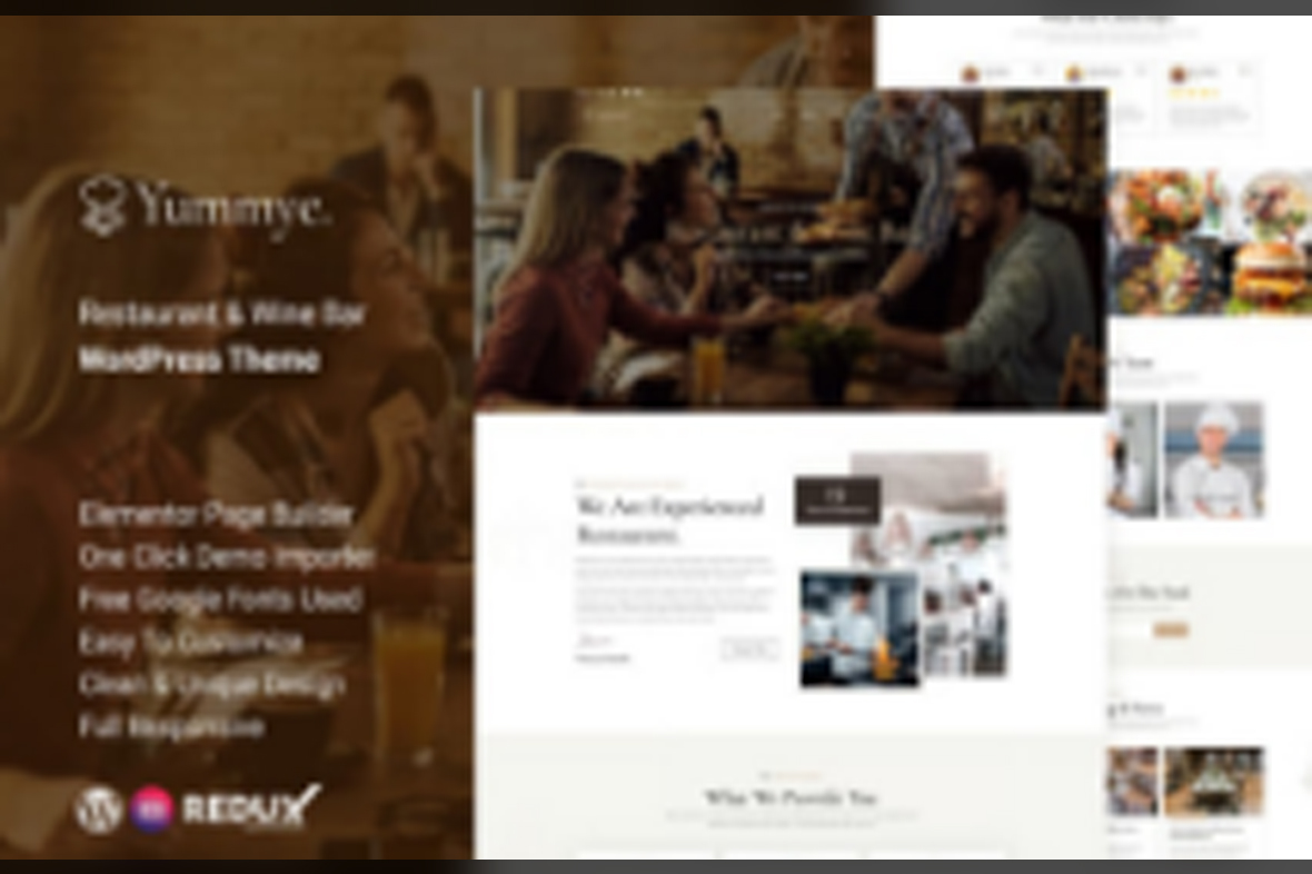 Yummye – Restaurant and Wine Bar WordPress Theme v1.0.0