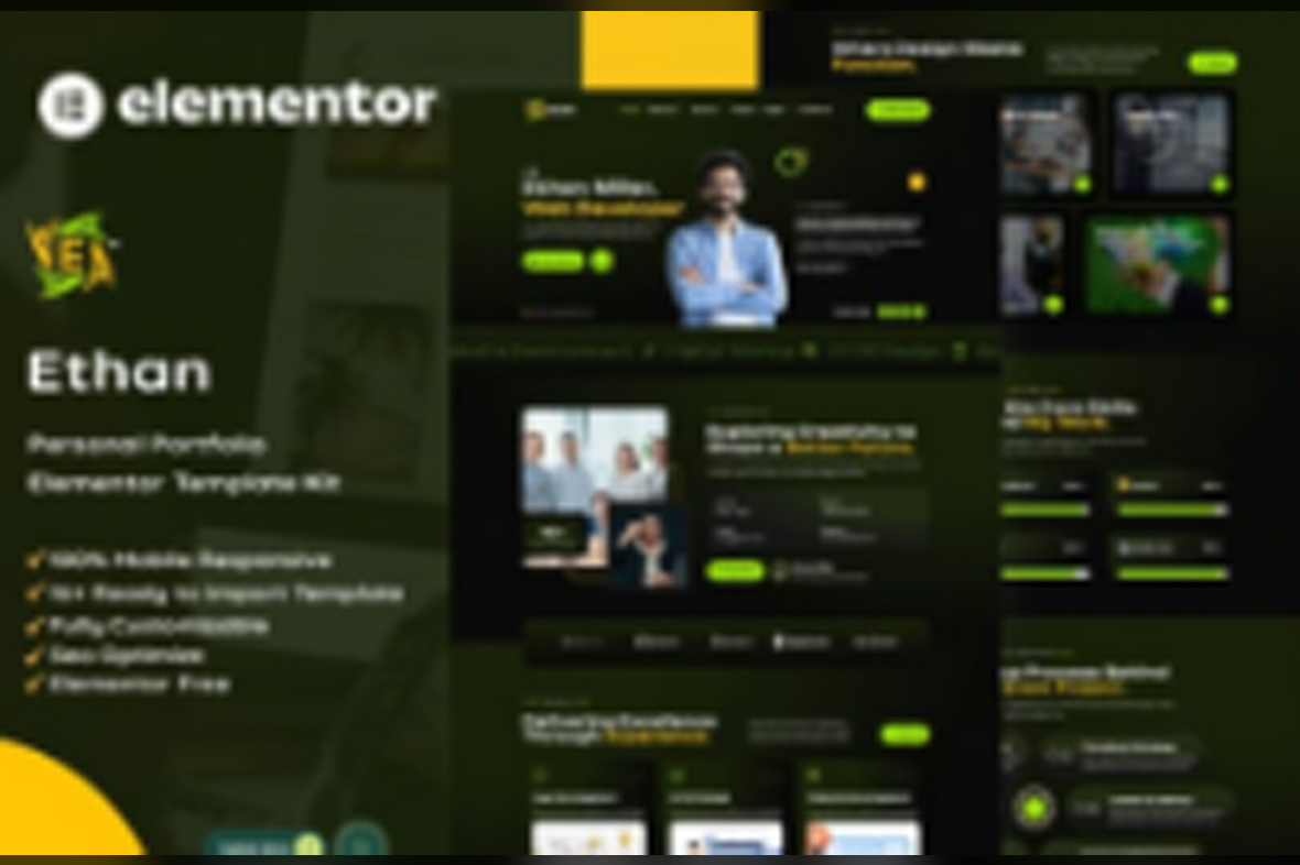 Ethan – Personal Portfolio Elementor Template Kit November 22, 2025