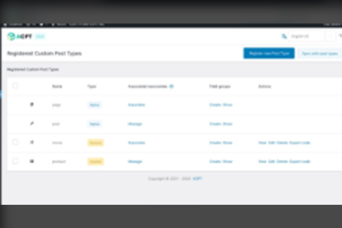 ACPT – Custom Post Types Plugin v2.0.28