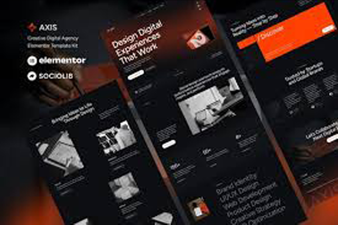 Axis – Creative Digital Agency and Portfolio Elementor Template Kit December 14, 2025