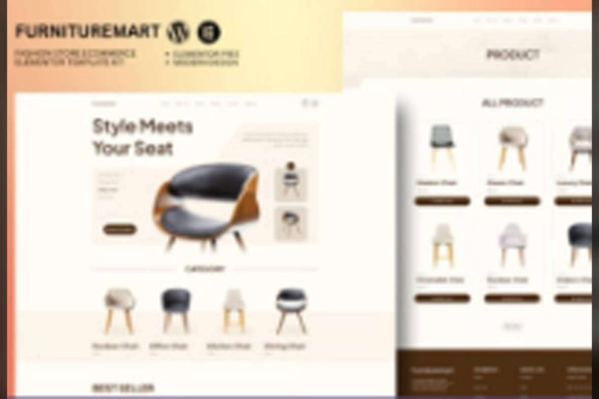 Furnituremart – Furniture Ecommerce Elementor Template Kit July 28, 2025