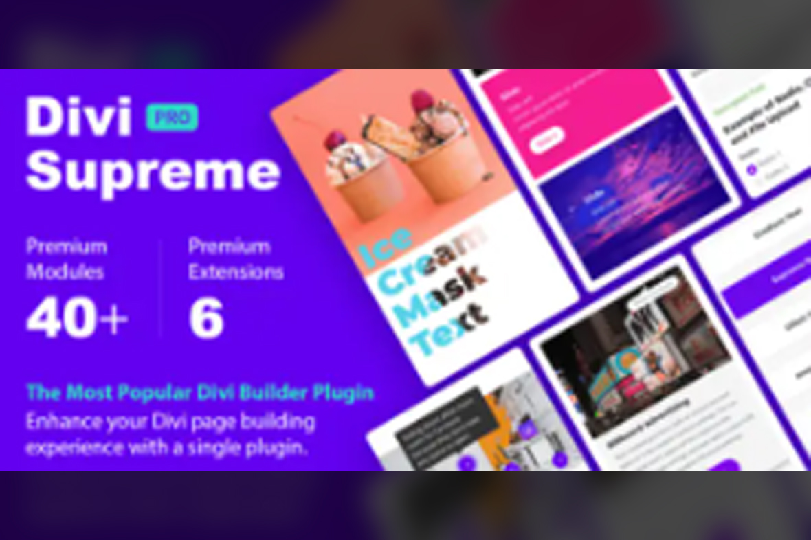 Divi Supreme Custom Divi Modules v4.9.97.35