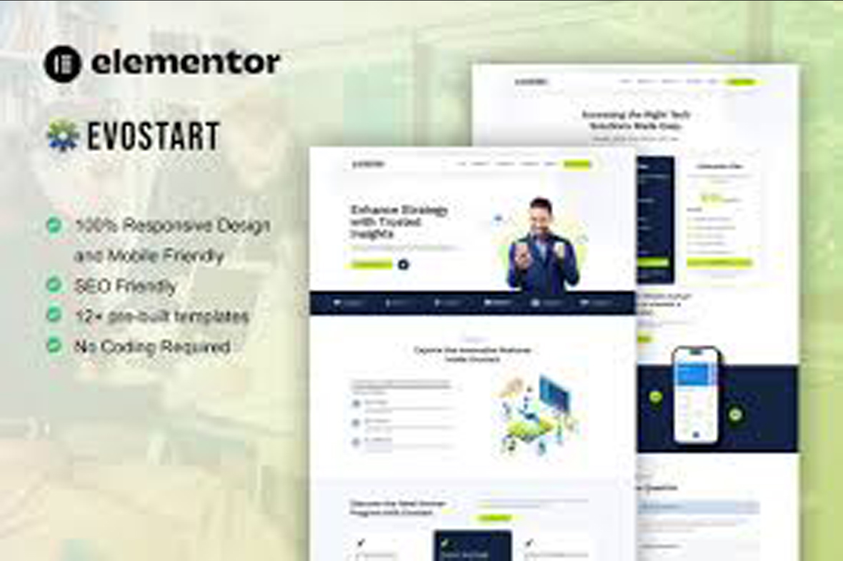 Evostart – Tech Startup Company Elementor Pro Template Kit July 29, 2025