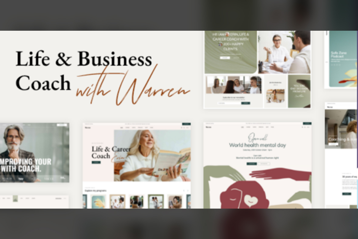 Coaching Life And Business Coach WordPress Theme v3.9.1