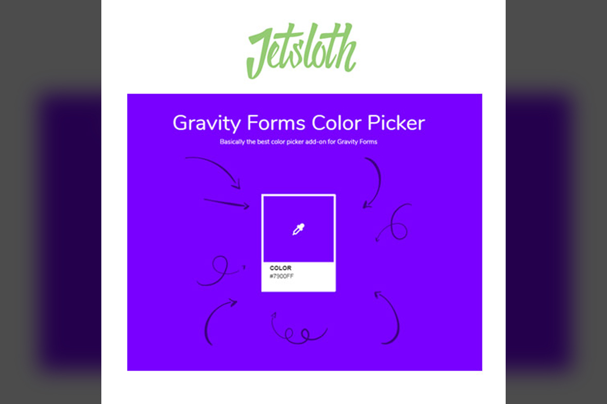 Jetsloth – Gravity Forms Color Picker v1.3.0