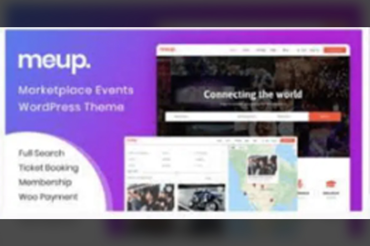 Meup – Marketplace Events WordPress Theme v2.1.0