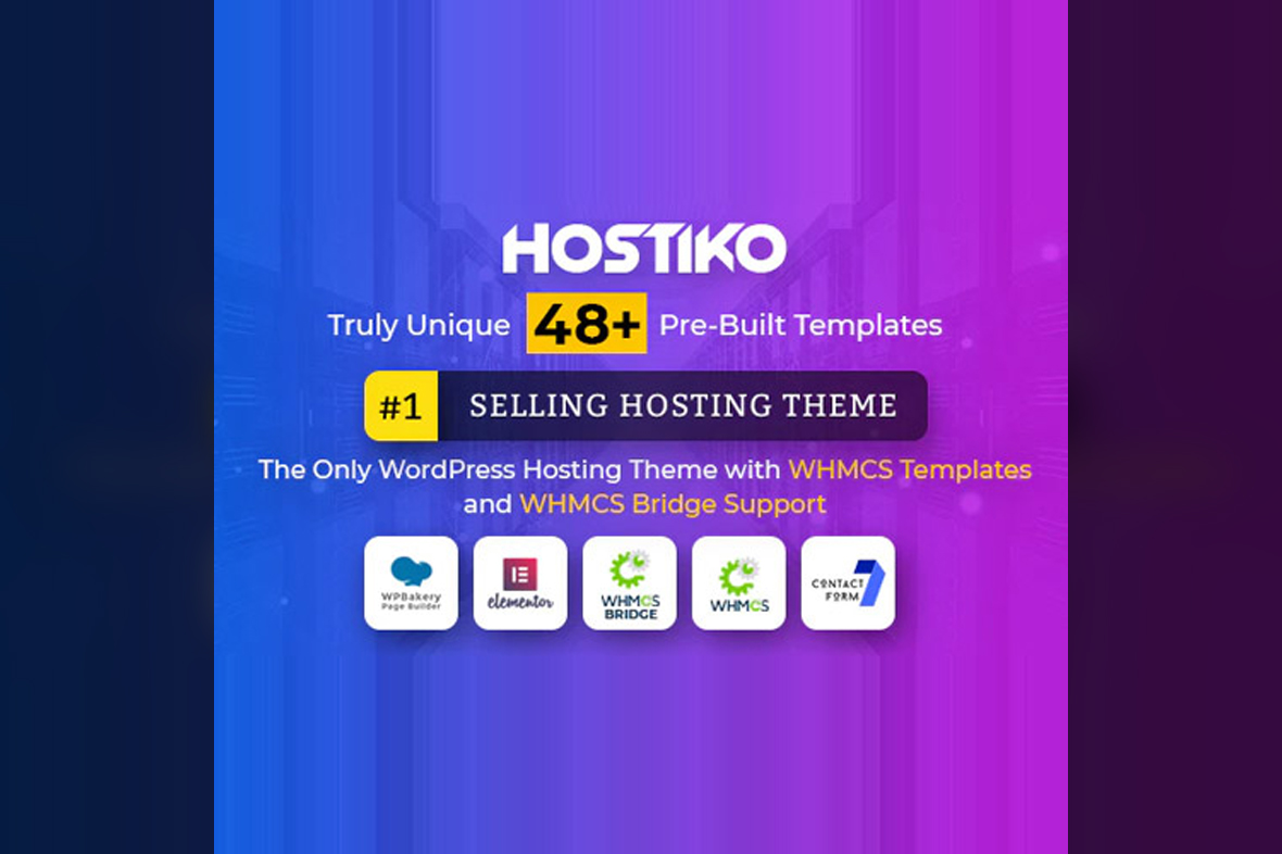 Hostiko WordPress WHMCS Hosting Theme v2.4.8