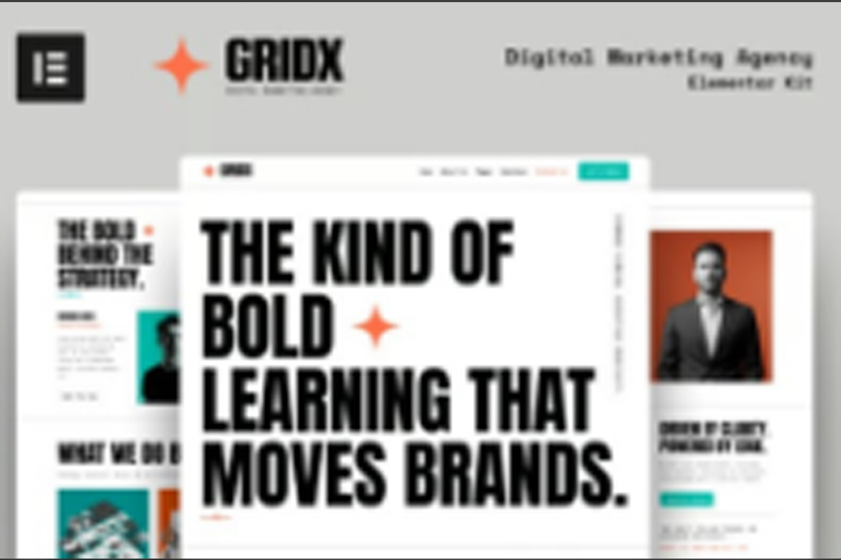GridX – Digital Marketing Agency Elementor Template Kit June 11, 2025