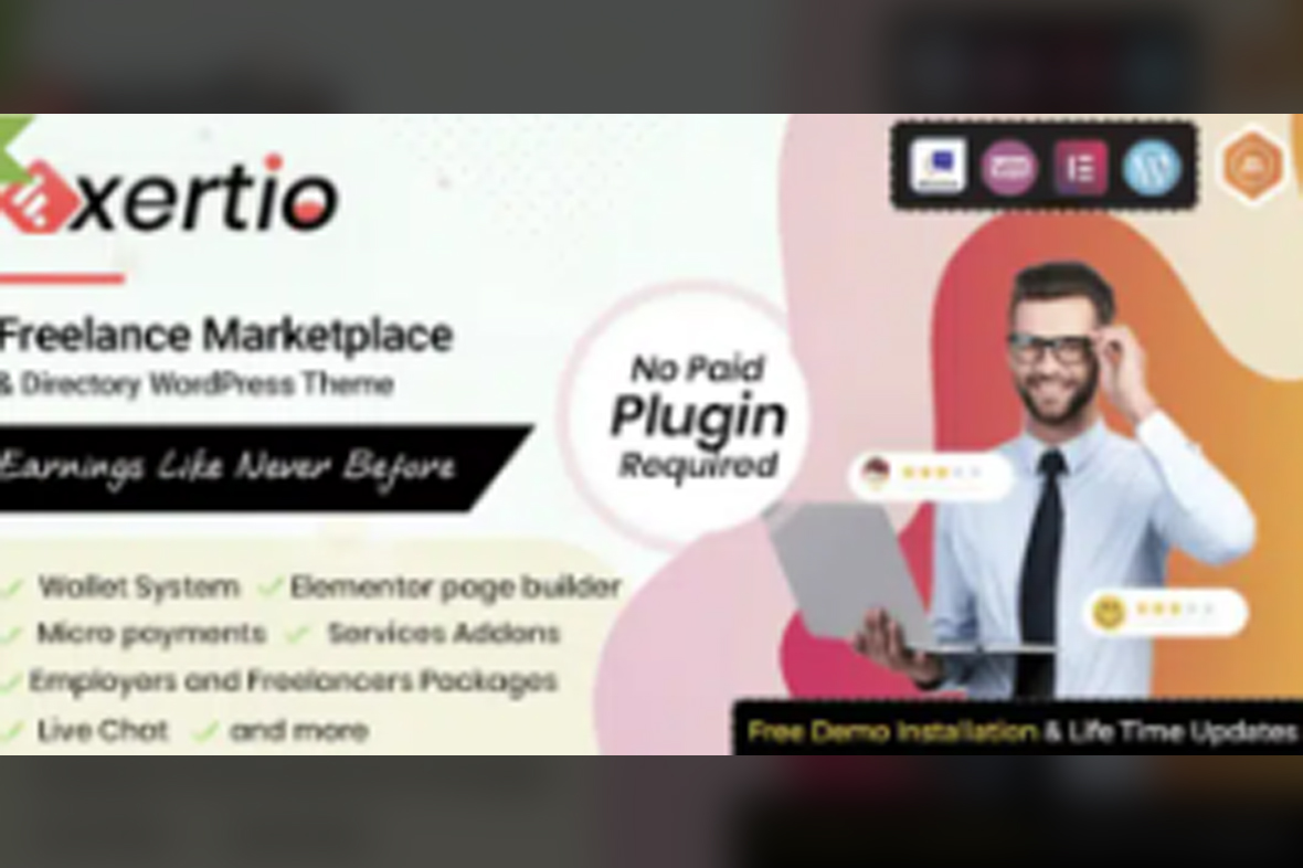 Exertio – Freelance Marketplace WordPress Theme v1.3.3