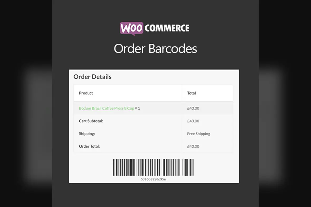 WooCommerce Order Barcodes v1.8.3