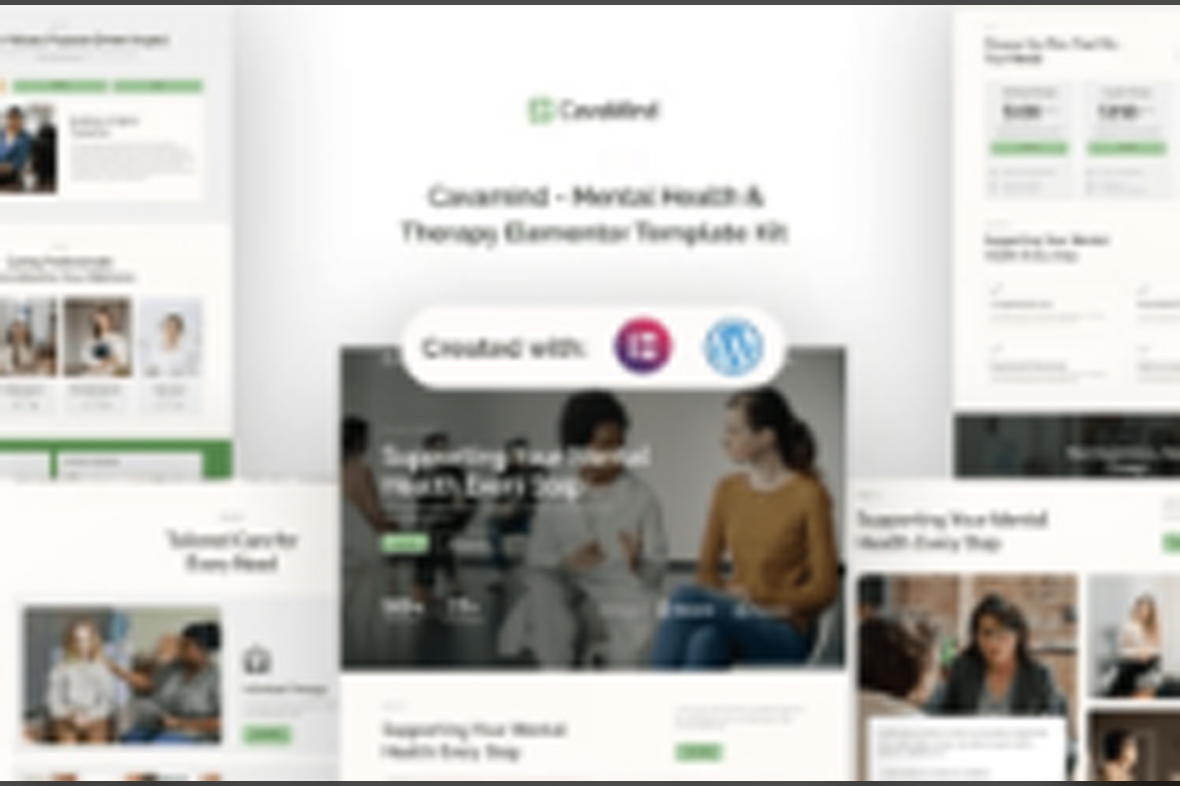 Cavamind – Mental Health and Therapy Elementor Template Kit May 5, 2025