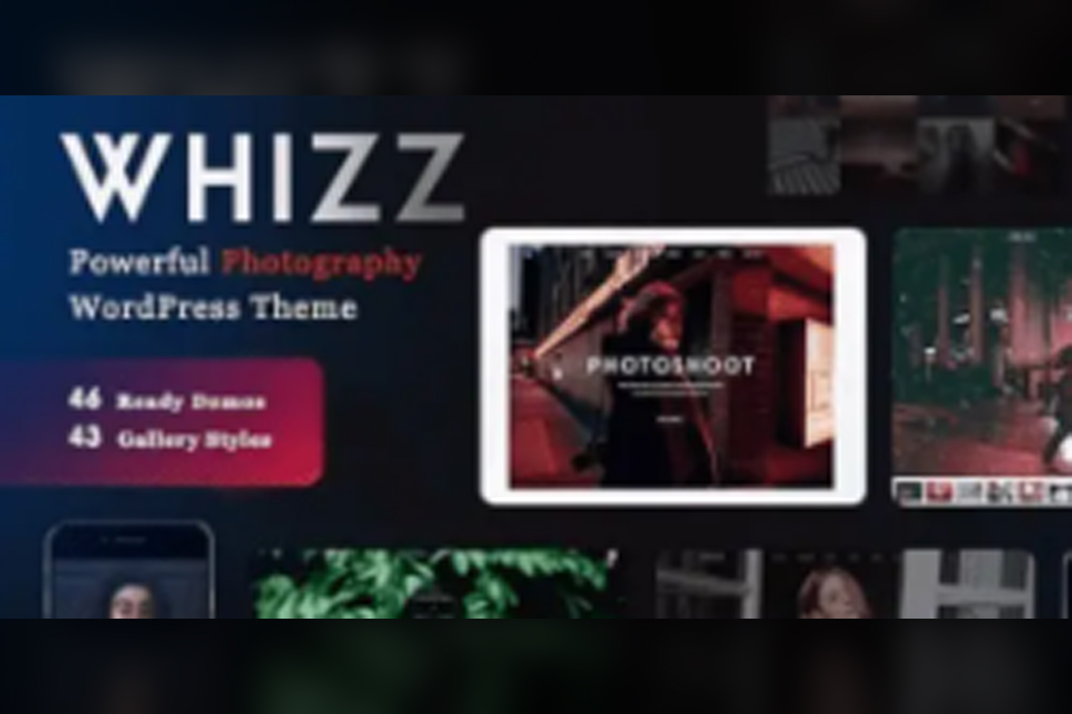 WHIZZ Photography WordPress Theme v2.4.3
