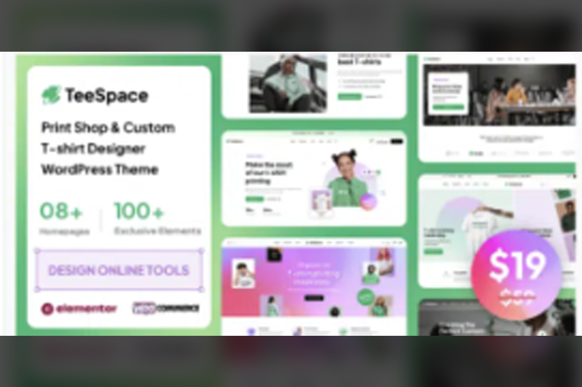 TeeSpace – Print Custom T-shirt Designer WordPress theme v1.6.6