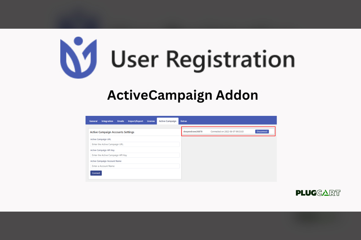 User Registration ActiveCampaign Addon v1.1.6