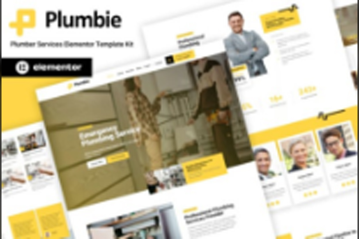 Plumbie – Plumber Services Elementor Template Kit July 10, 2025