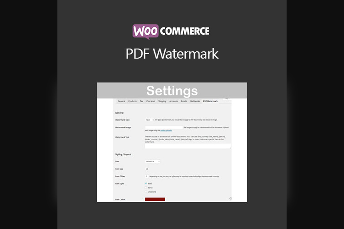 WooCommerce PDF Watermark v1.9.4