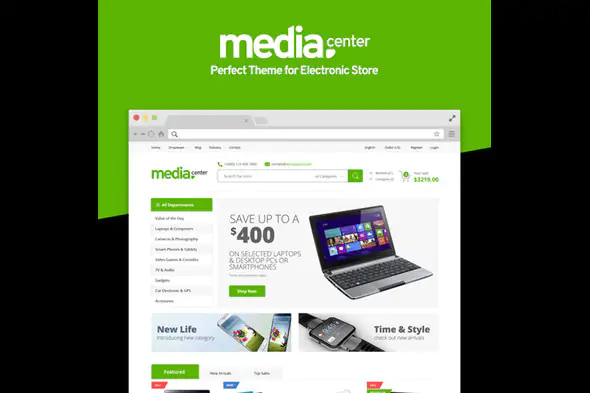 MediaCenter – An Electronic Store WooCommerce Theme