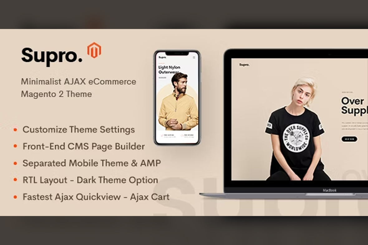 Supro Theme- Minimalist AJAX WooCommerce WordPress Theme v1.9.6