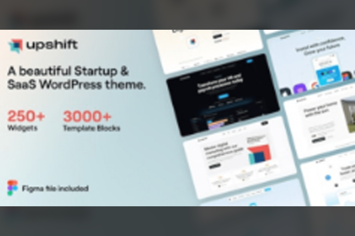 Upshift – Startup and SaaS WordPress Theme v2.0.0