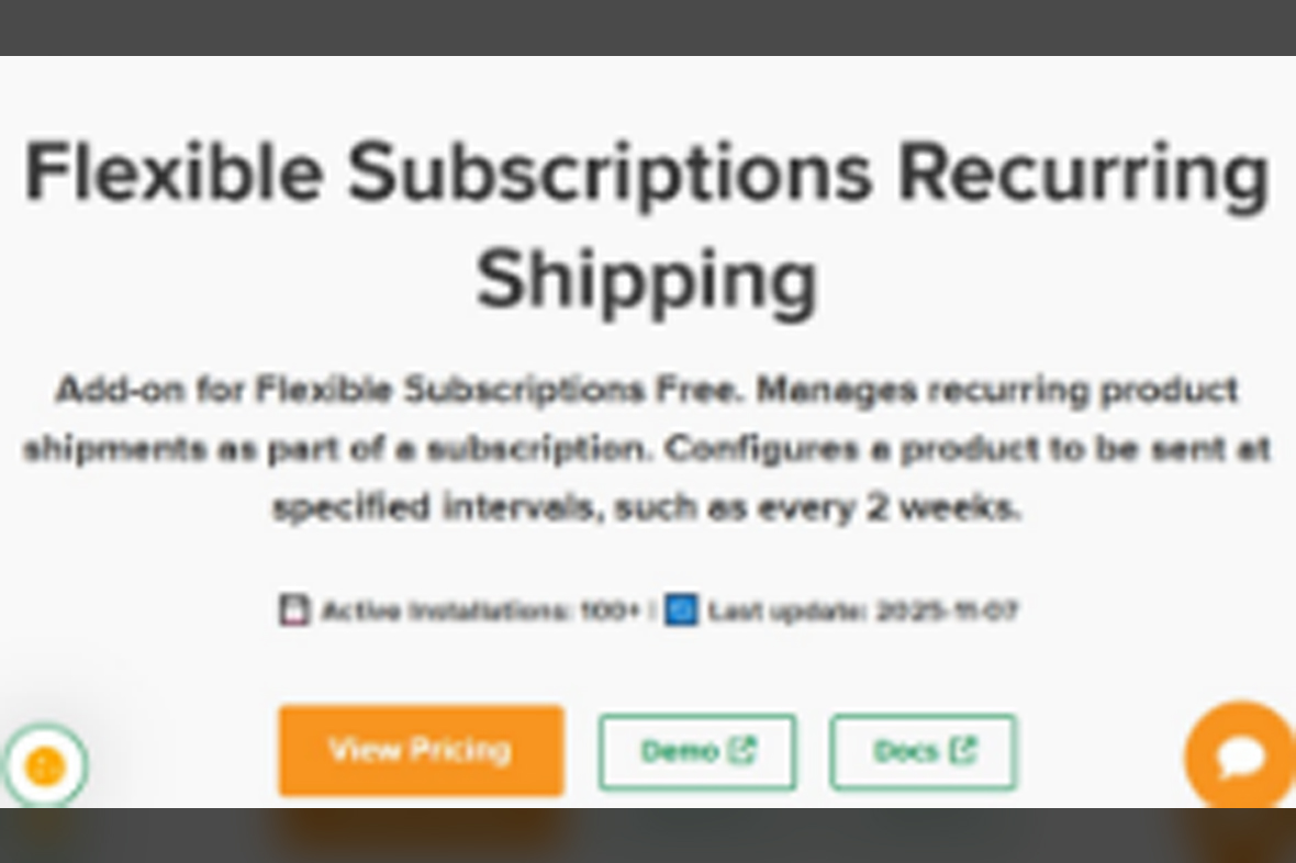 Flexible Subscriptions Recurring Shipping v1.0.4