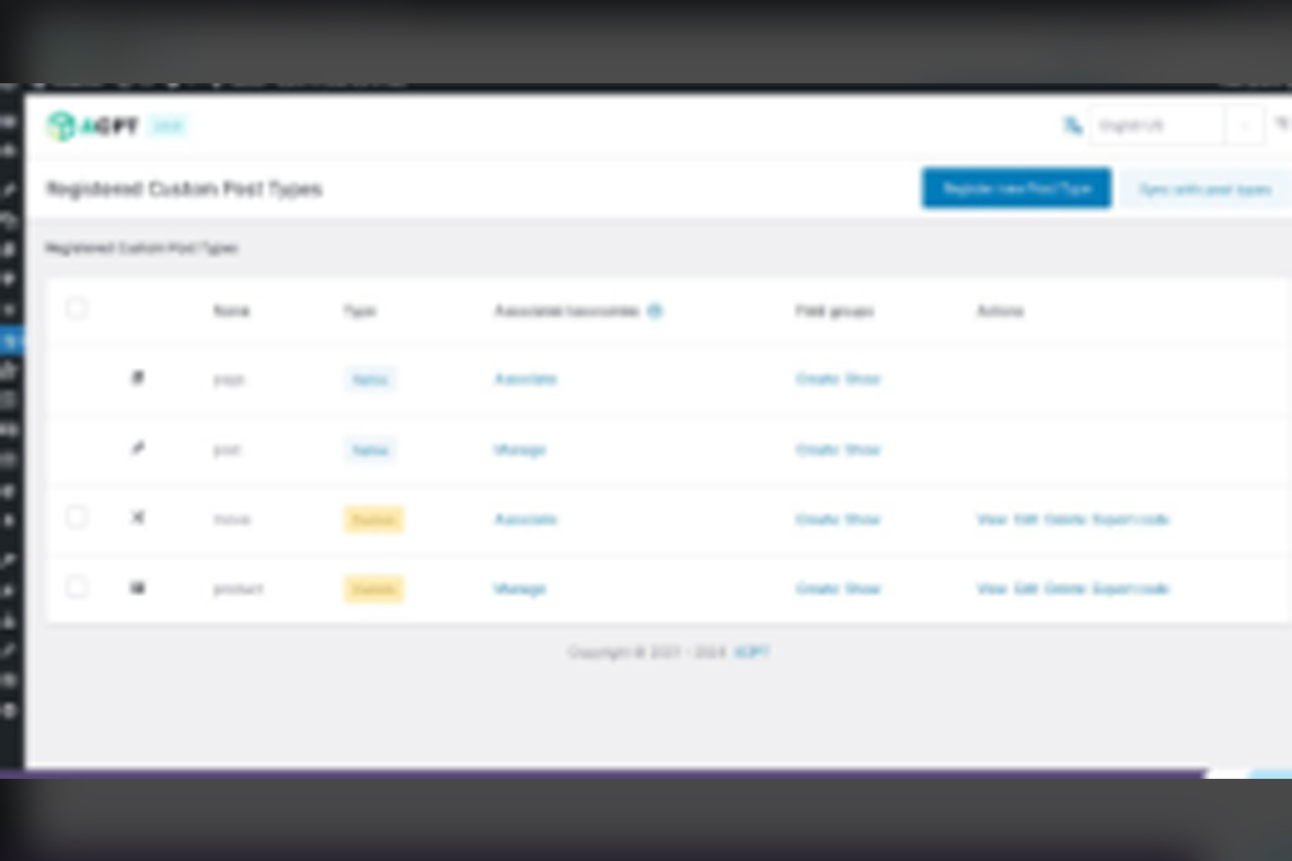 ACPT – Custom Post Types Plugin v2.0.26