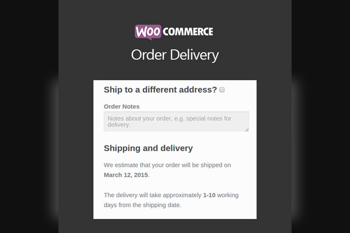WooCommerce Order Delivery v3.3.0