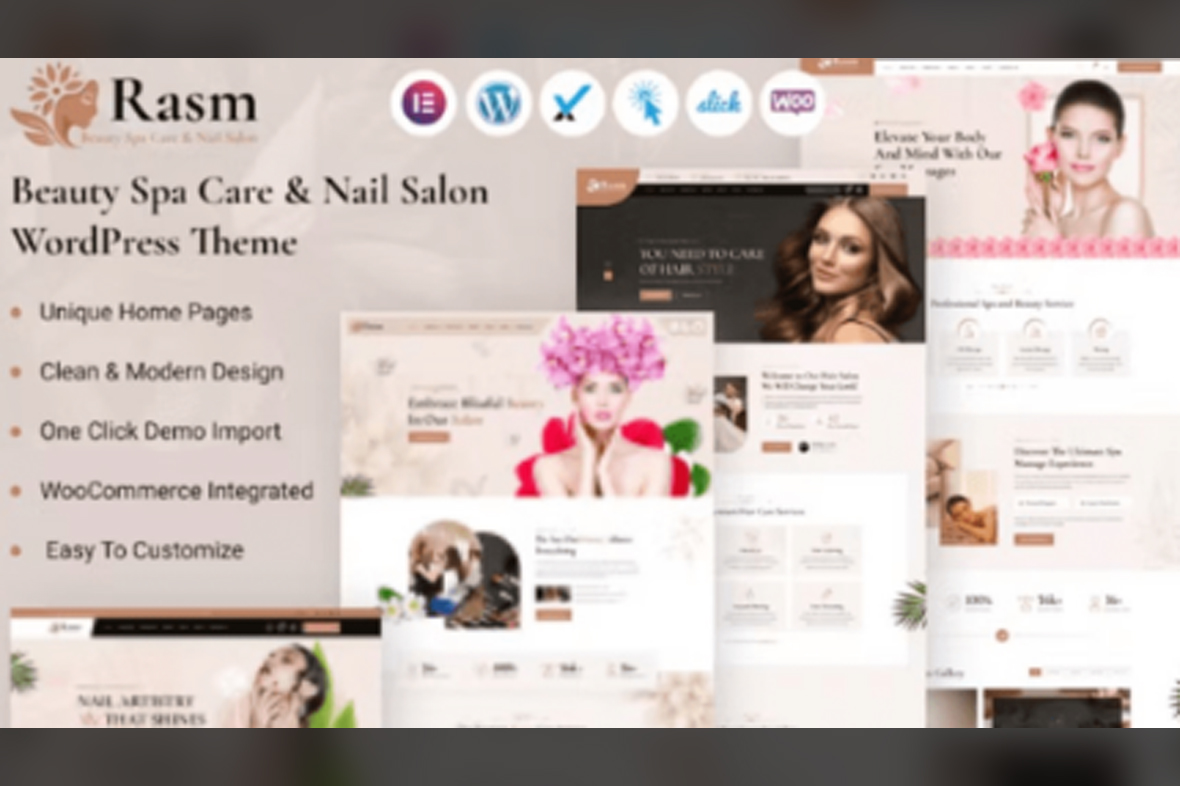 Rasm – Beauty Spa Care and Nail Salon WordPress Theme v1.0.0