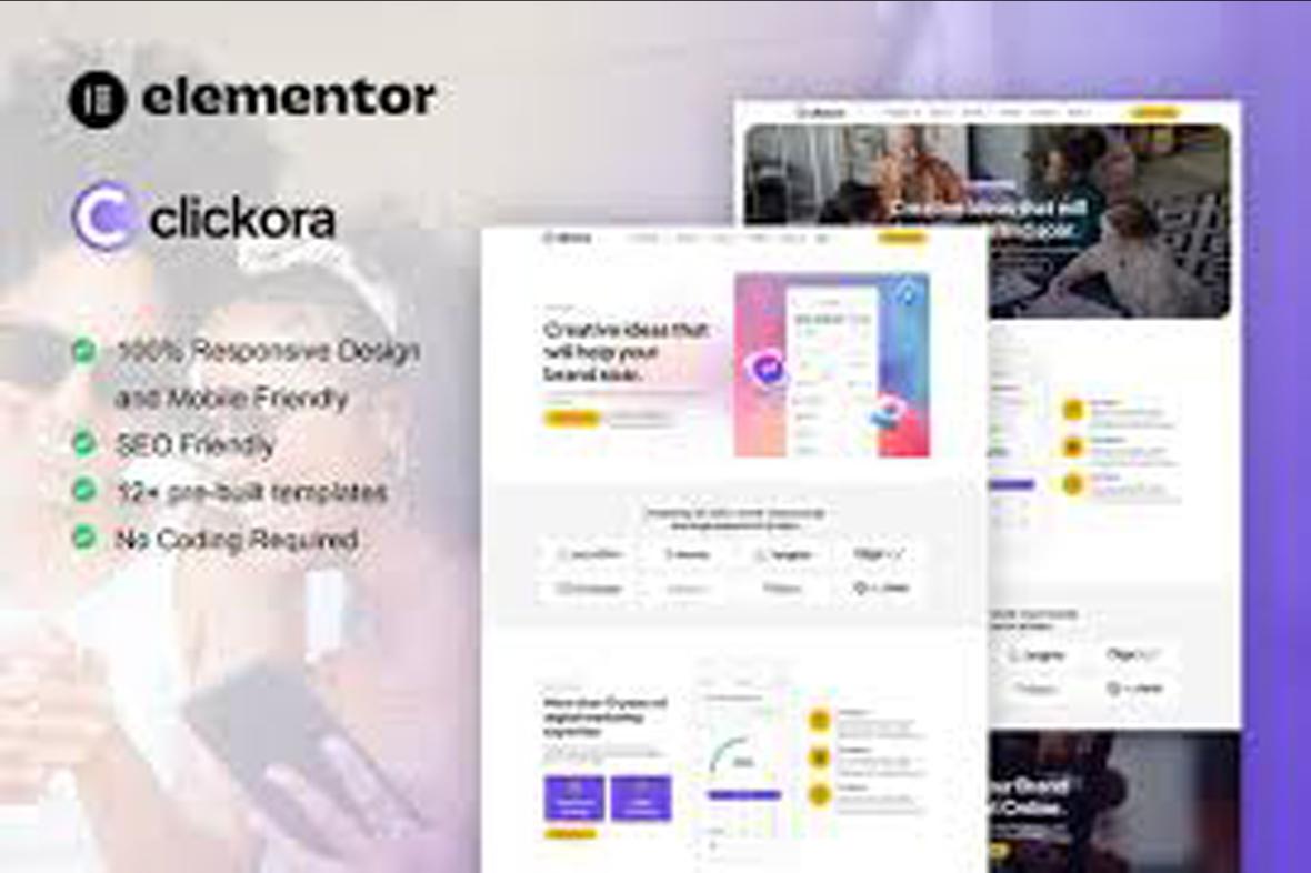 Clickora – Digital Marketing Agency Elementor Template Kit May 24, 2025