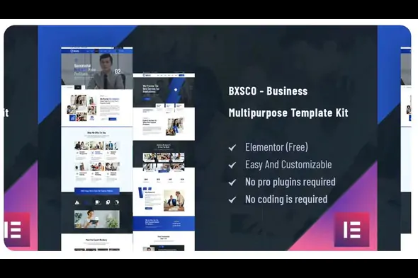 BXSCO – Business Multipurpose Elementor Template Kit