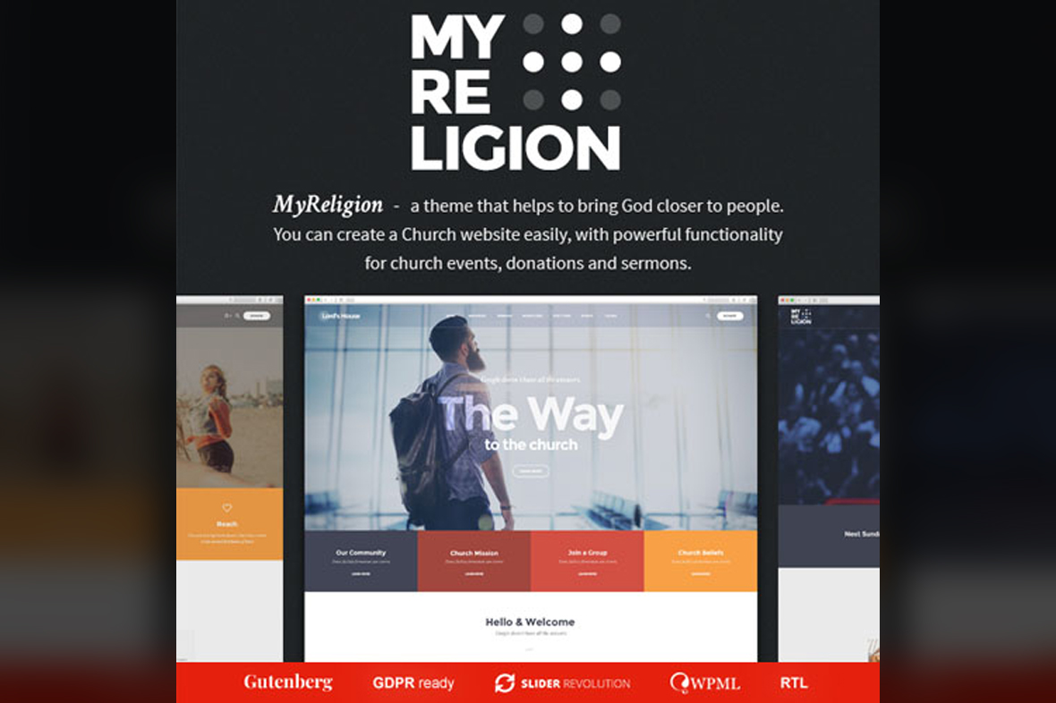 My Religion – Church & Charity WordPress Theme v1.5.0