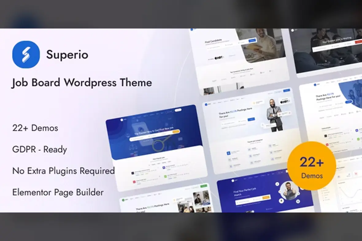 Superio – Job Board WordPress Theme v1.3.23