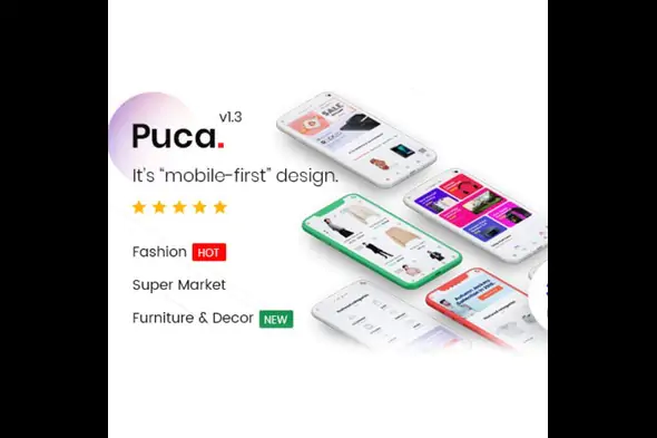 Puca – Optimized Mobile WooCommerce Theme