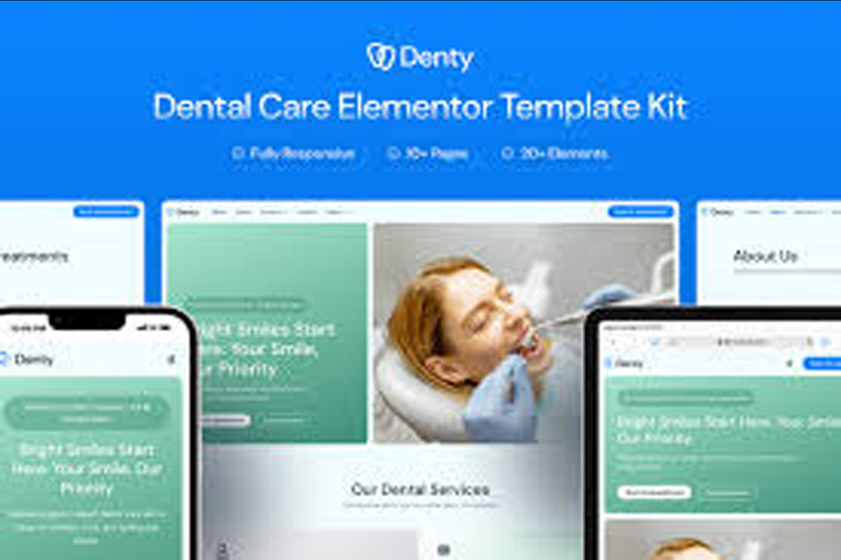 Denty – Dental Care Elementor Template Kit August 16, 2025