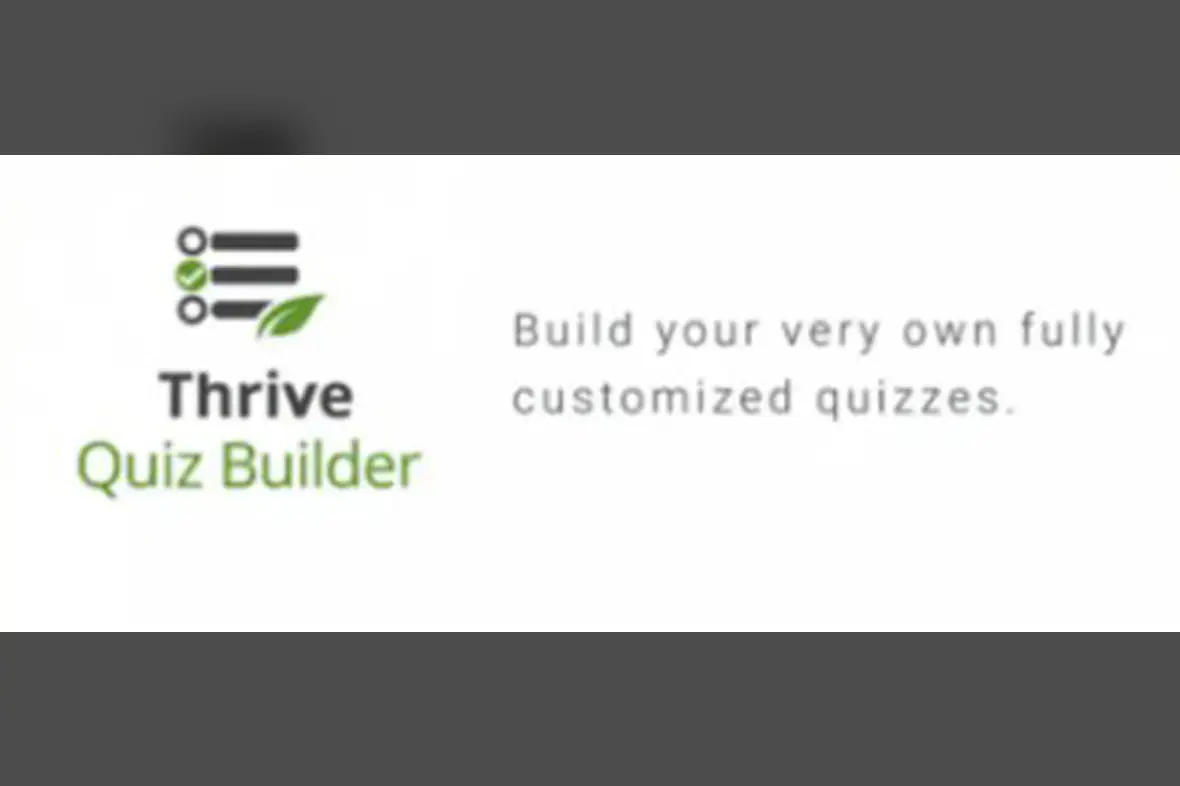 Thrive Quiz Builder