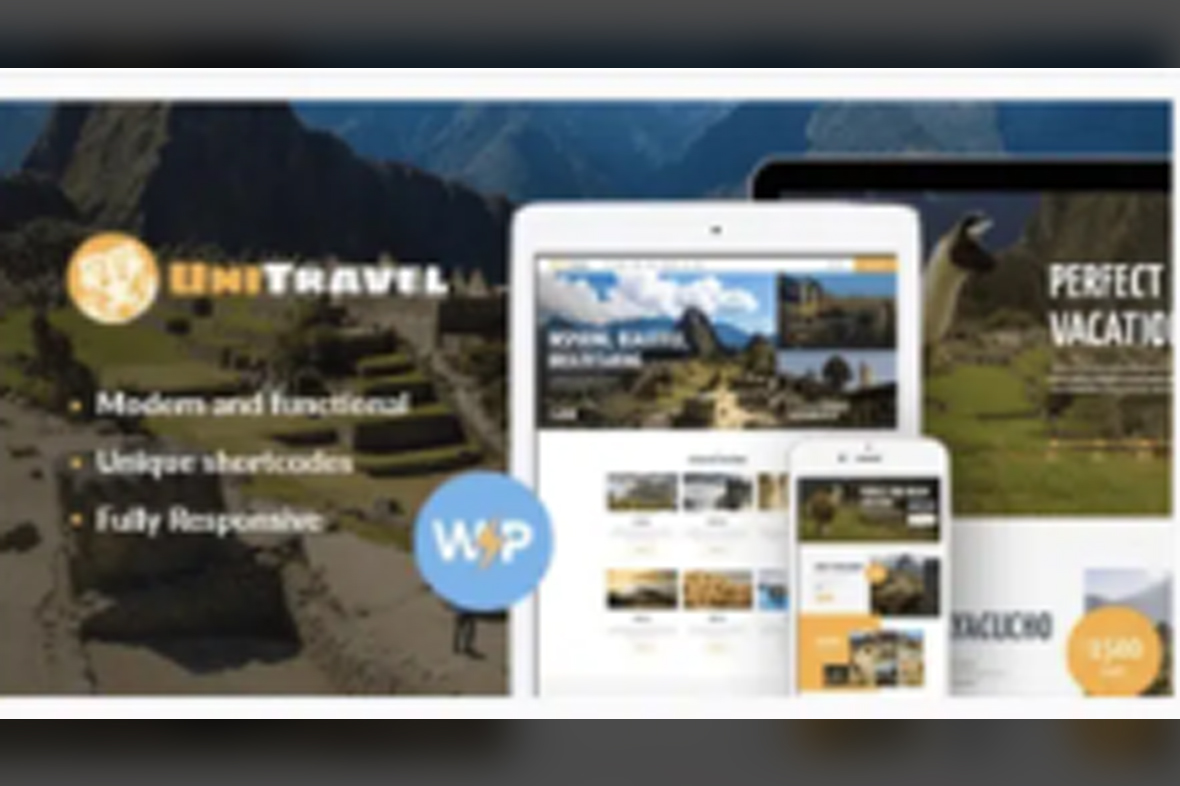 UniTravel Travel Agency and Tourism Bureau WordPress Theme v1.4.3