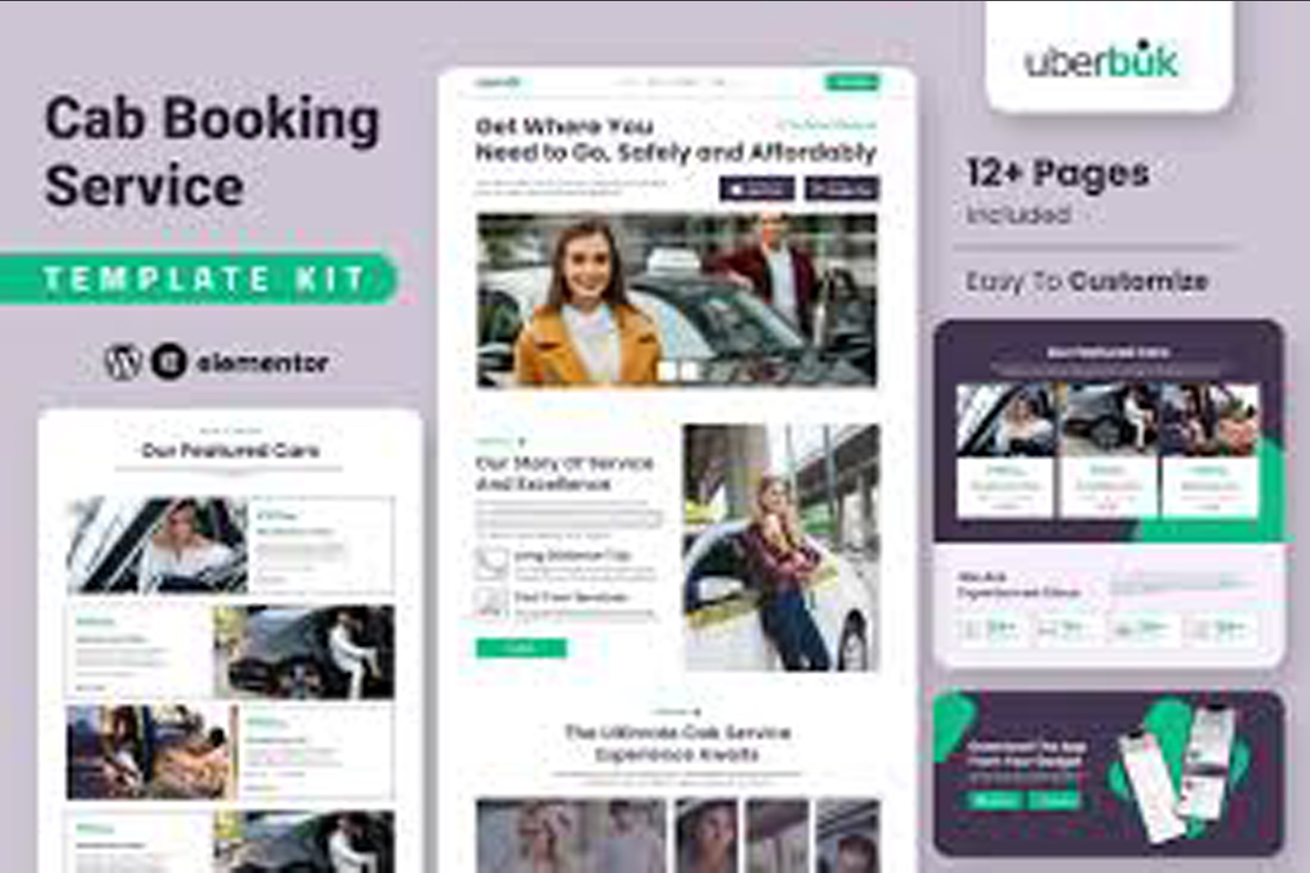 Uberbuk – Taxi Company and Online Cab Service Elementor Template Kit June 10, 2025