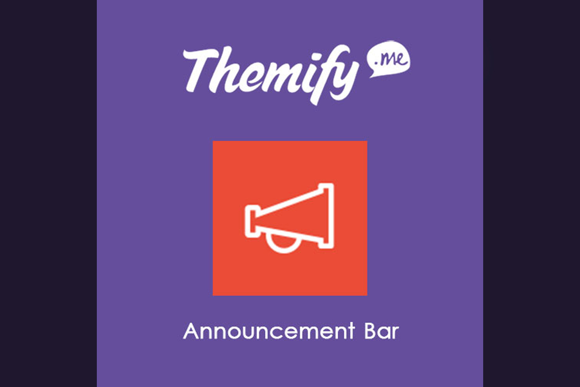 Themify Announcement Bar v2.2.1