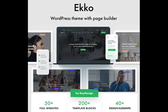 Ekko – One Click Installation Multi Purpose WordPress Theme