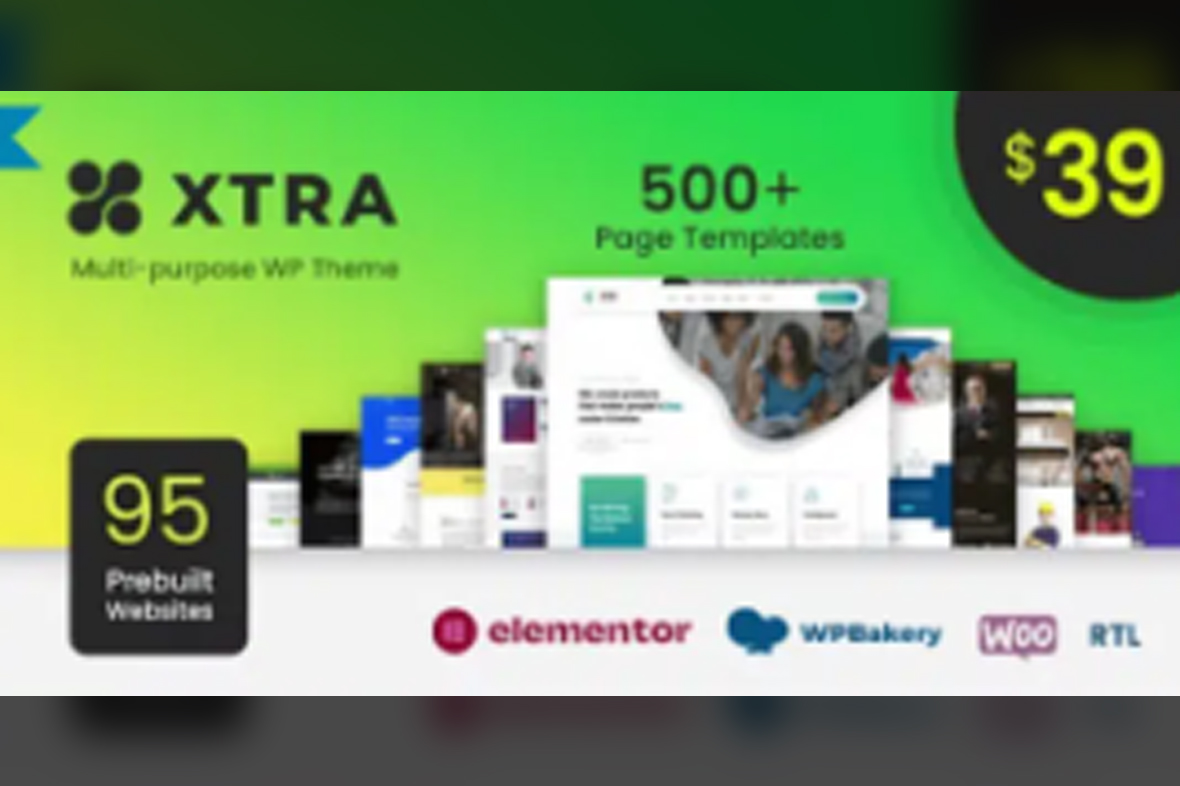 XTRA – Multipurpose WordPress Theme + RTL v4.9.16