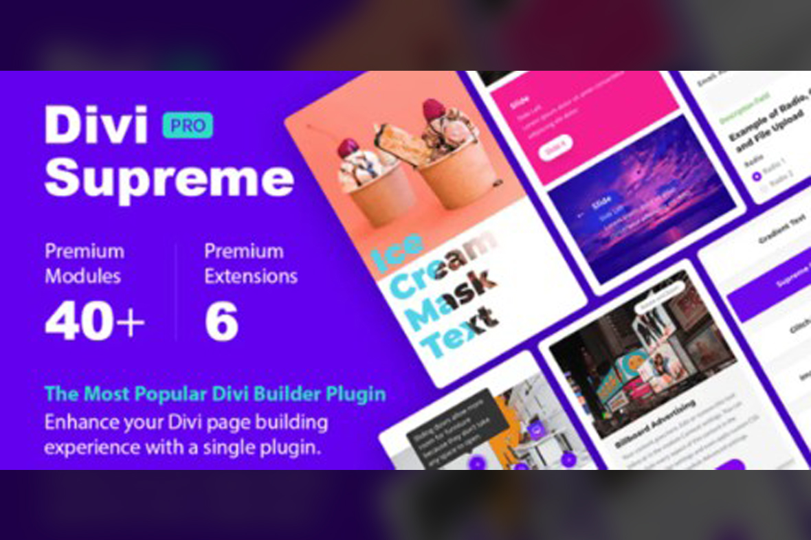 Divi Supreme Custom Divi Modules v4.9.97.28