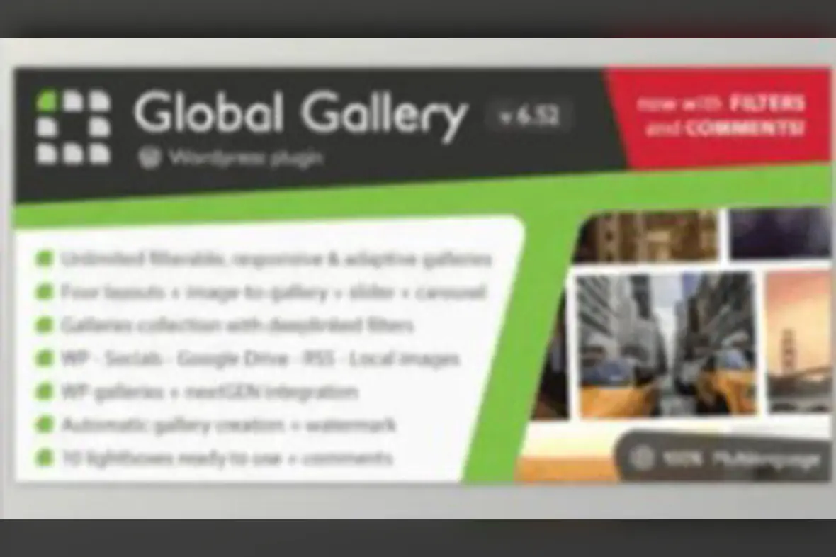 Global Gallery – WordPress Responsive Gallery v9.1.7