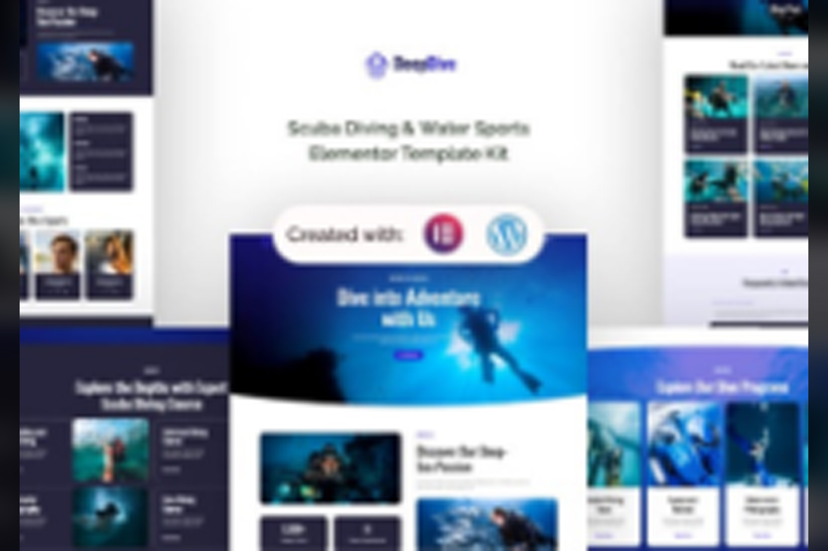 Deepdive – Scuba Diving and Water Sports Elementor Template Kit June 19, 2025