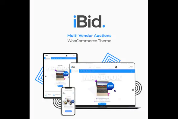 iBid – WooCommerce Auction Marketplace Theme for your Multi Vendor Online Business.