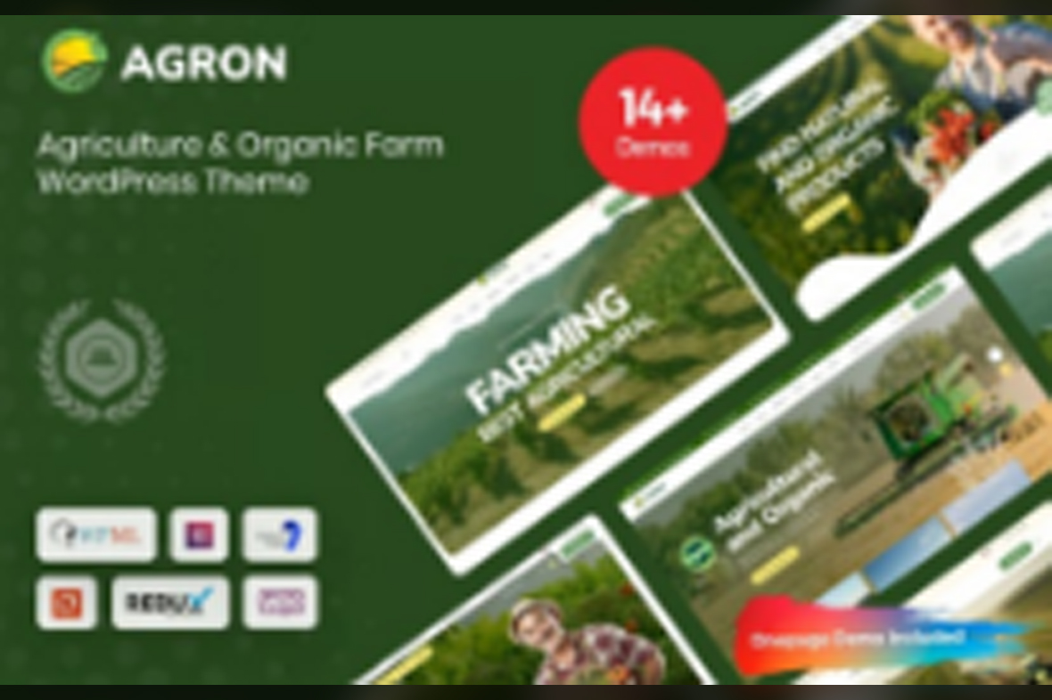 Agron – Agriculture and Organic Farm WP Theme v1.0.1