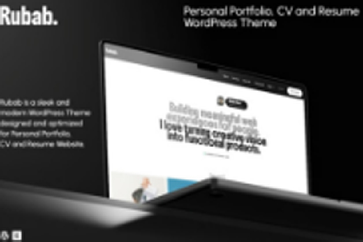 Rubab – Personal Portfolio WordPress Theme v1.0.1