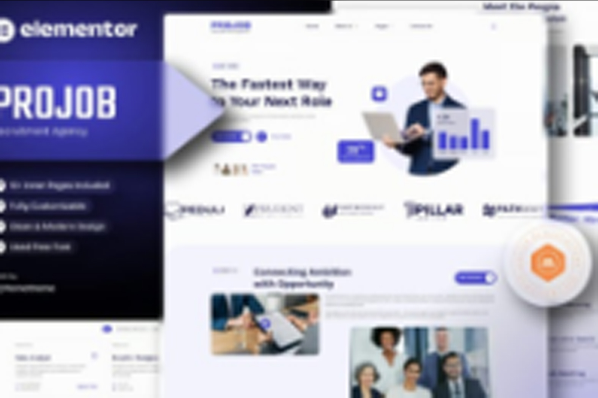 Projob – Recruitment Agency Elementor Template Kit July 28, 2025